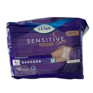 TENA - Sensitive Care Overnight Underwear (Large, 16 Ct) - Incontinence